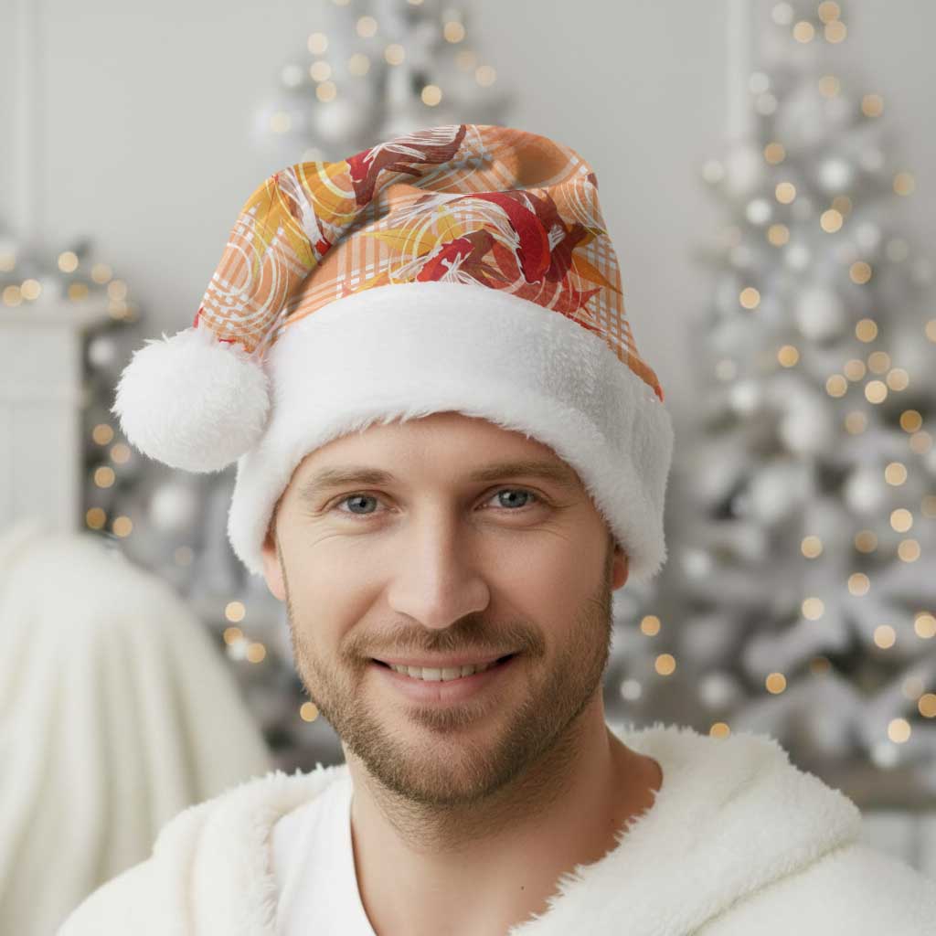 Orange Palaka Hawaii Aloha Christmas Santa Hat Koi Pond Mix Japanese Maple - Polynesian Pride