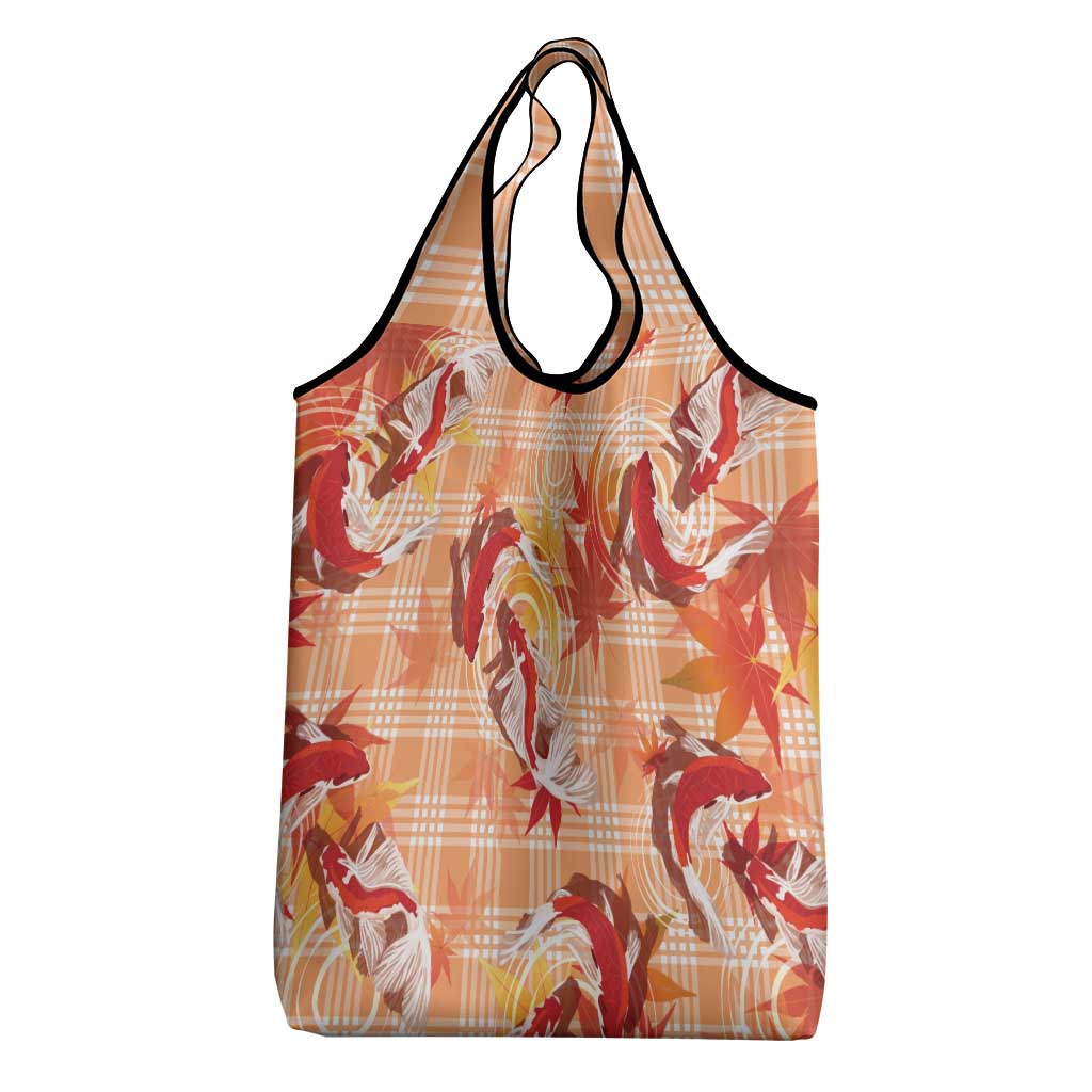 Orange Palaka Hawaii Aloha Grocery Bag Koi Pond Mix Japanese Maple - Polynesian Pride