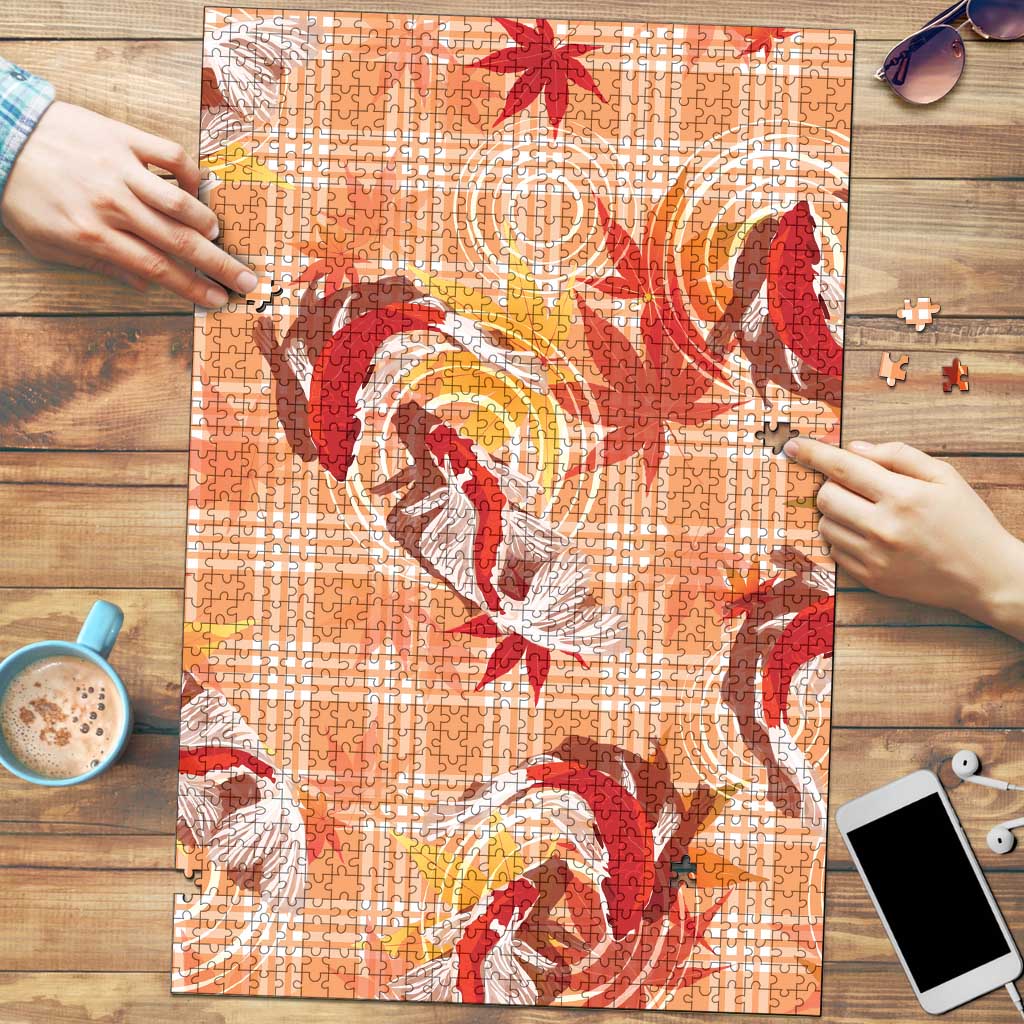 Orange Palaka Hawaii Aloha Puzzle Koi Pond Mix Japanese Maple - Polynesian Pride