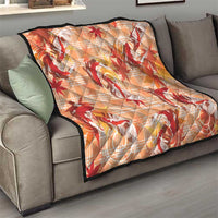 Orange Palaka Hawaii Aloha Quilt Koi Pond Mix Japanese Maple - Polynesian Pride