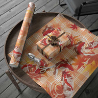 Orange Palaka Hawaii Aloha Wrapping Paper Koi Pond Mix Japanese Maple LT7 - Polynesian Pride