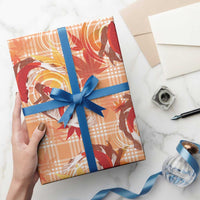 Orange Palaka Hawaii Aloha Wrapping Paper Koi Pond Mix Japanese Maple LT7 - Polynesian Pride