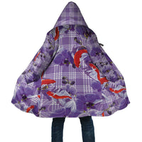 Lavender Palaka Hawaii Aloha Cloak Koi Pond Mix Orchids - Polynesian Pride