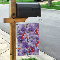 Lavender Palaka Hawaii Aloha Garden Flag Koi Pond Mix Orchids - Polynesian Pride