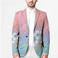 Aloha Hawaii Floral Tapa Blazer Patchwork Pastel Candy - Polynesian Pride