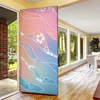 Aloha Hawaii Floral Tapa Door Cover Patchwork Pastel Candy LT7 - Polynesian Pride