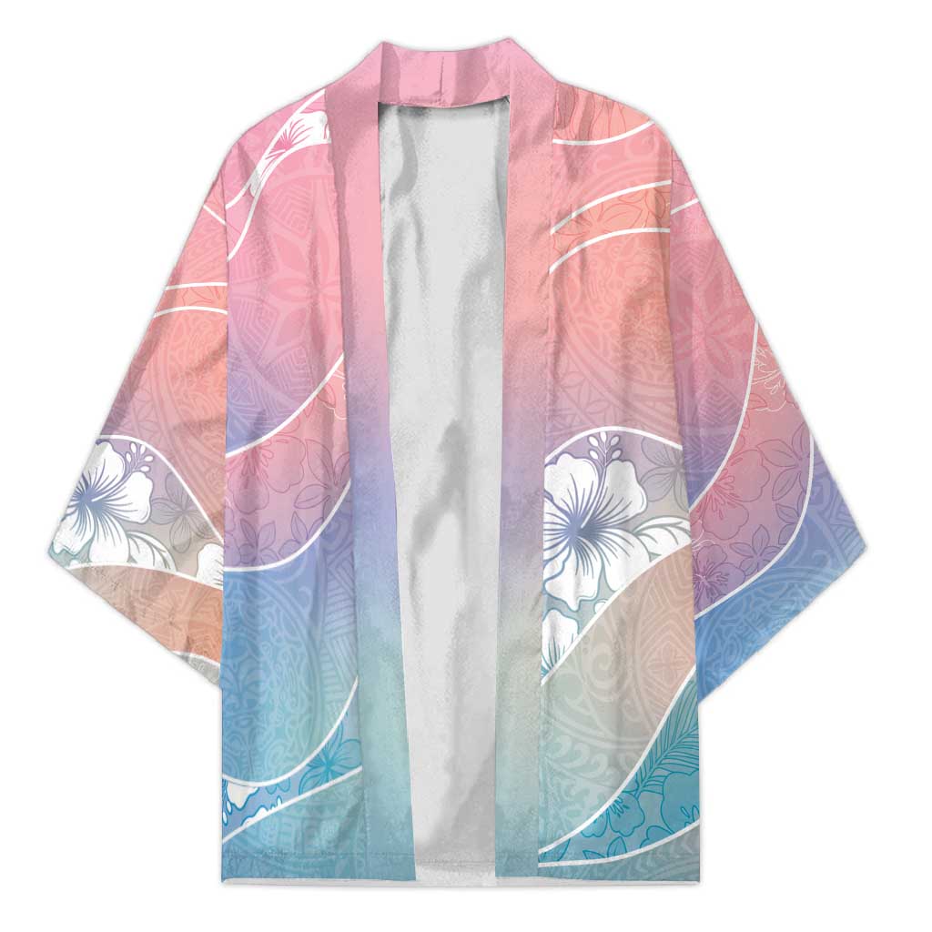 Aloha Hawaii Floral Tapa Kimono Patchwork Pastel Candy LT7 Unisex Pastel - Polynesian Pride