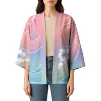 Aloha Hawaii Floral Tapa Kimono Patchwork Pastel Candy LT7 - Polynesian Pride