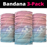 Aloha Hawaii Floral Tapa Neck Gaiter Patchwork Pastel Candy LT7 package One Size: 25*50cm Pastel - Polynesian Pride