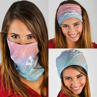 Aloha Hawaii Floral Tapa Neck Gaiter Patchwork Pastel Candy LT7 - Polynesian Pride