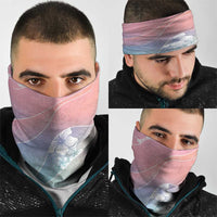 Aloha Hawaii Floral Tapa Neck Gaiter Patchwork Pastel Candy LT7 - Polynesian Pride