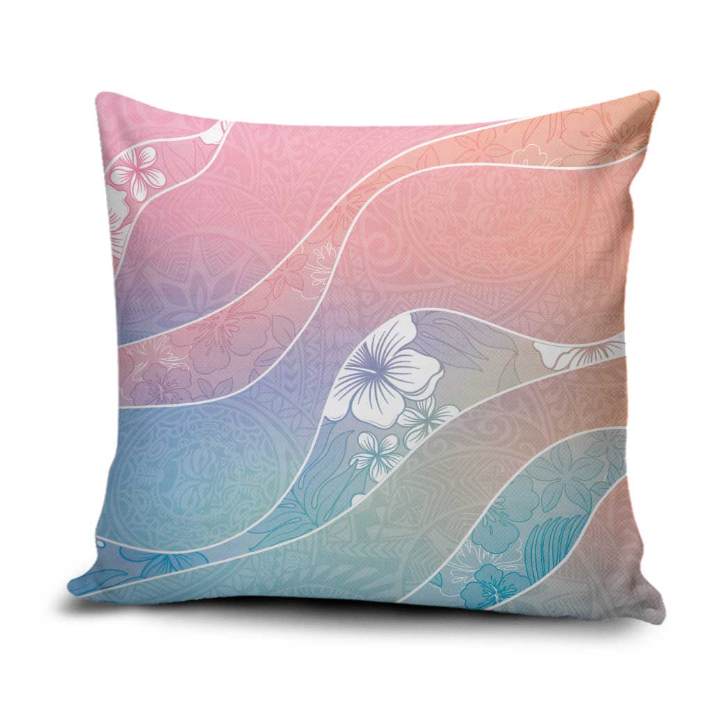 Aloha Hawaii Floral Tapa Pillow Cover Patchwork Pastel Candy - Polynesian Pride