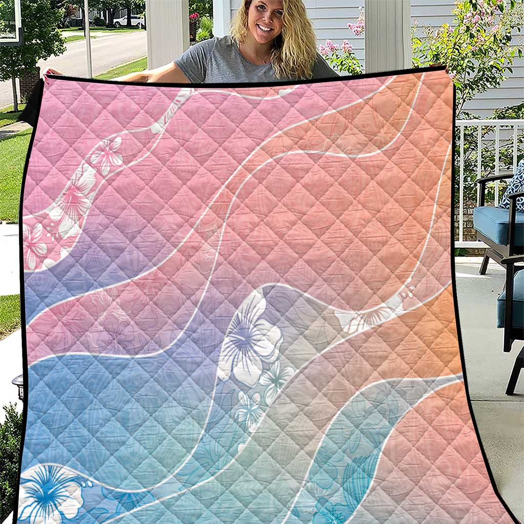 Aloha Hawaii Floral Tapa Quilt Patchwork Pastel Candy - Polynesian Pride