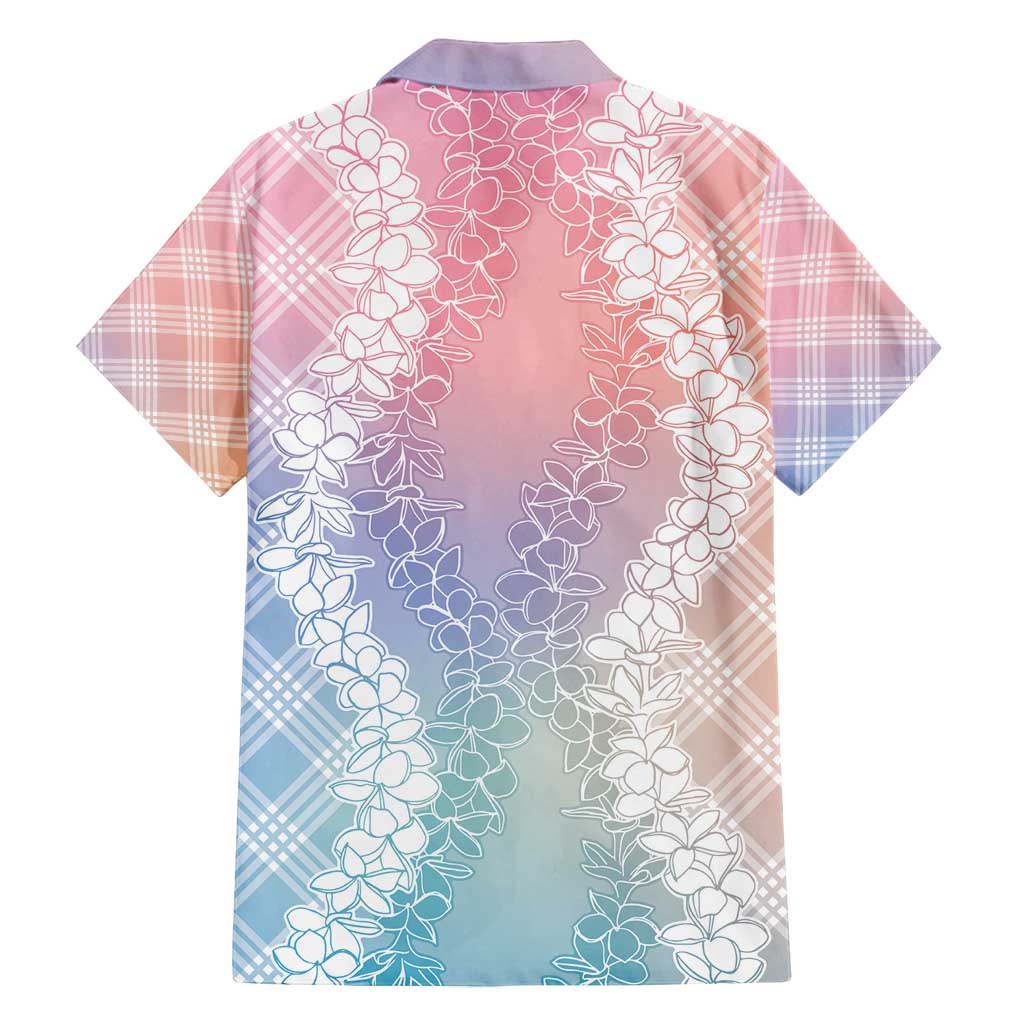 Hawaii Aloha Plumeria Lei Pastel Candy Palaka Family Matching Tank Maxi Dress and Hawaiian Shirt - Polynesian Pride