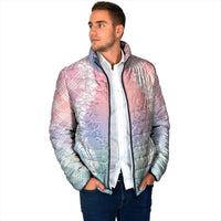 Hawaii Aloha Plumeria Lei Pastel Candy Palaka Padded Jacket LT7 - Polynesian Pride