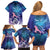 New Zealand Mother's Day Family Matching Off Shoulder Short Dress and Hawaiian Shirt Maori Hari Ra Mama