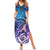 New Zealand Mother's Day Family Matching Summer Maxi Dress and Hawaiian Shirt Maori Hari Ra Mama