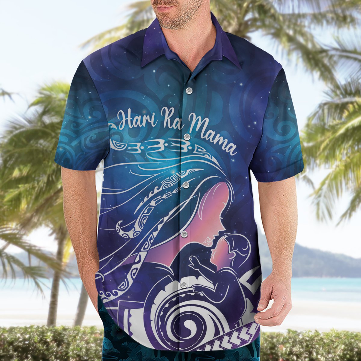 New Zealand Mother's Day Hawaiian Shirt Maori Hari Ra Mama LT7 - Polynesian Pride