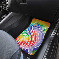 Aloha Pride Rainbow Tie Dye Car Mats Humpback Whale - Love is Love LT7 - Polynesian Pride