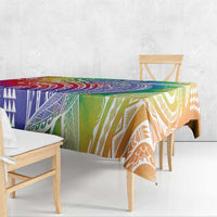Aloha Pride Rainbow Tie Dye Tablecloth Humpback Whale - Love is Love LT7 - Polynesian Pride