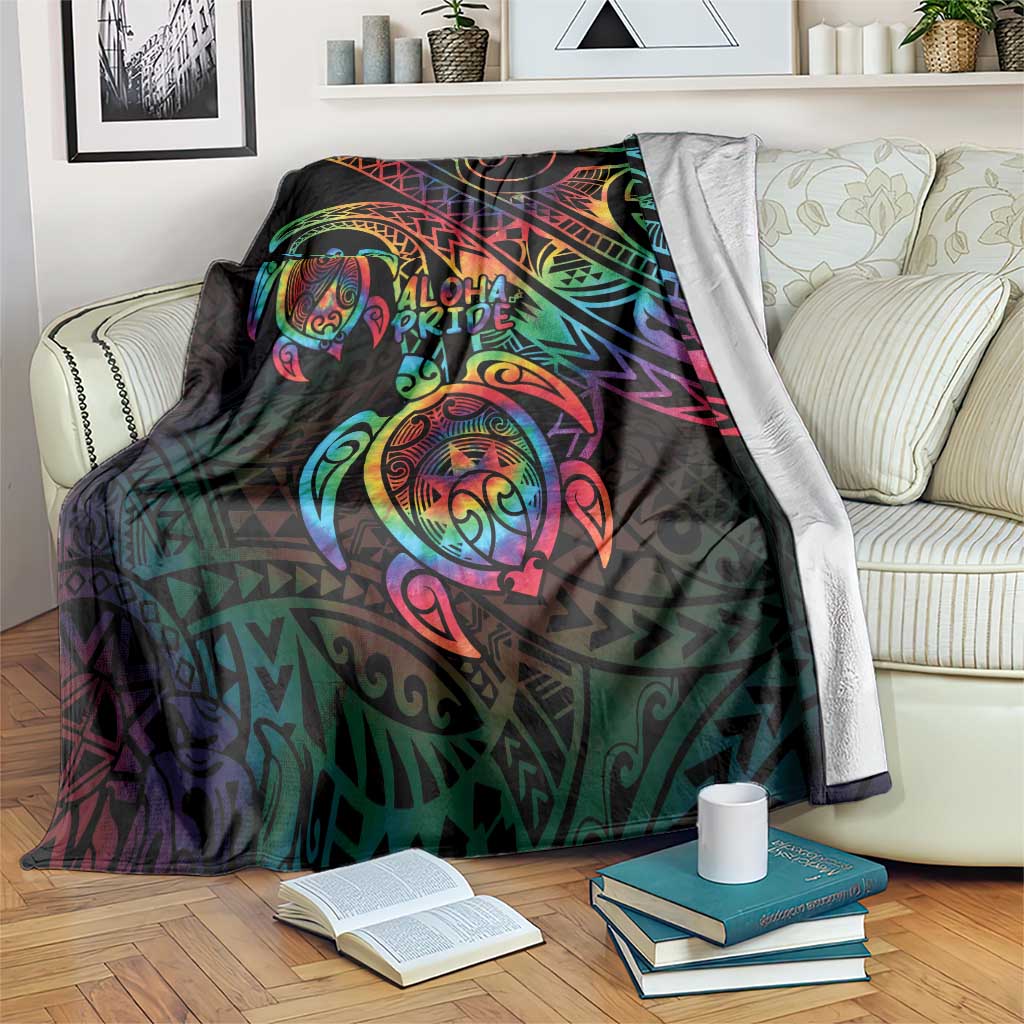 Hawaii Pride Blanket Rainbow Swirls LT7 Colorful - Polynesian Pride