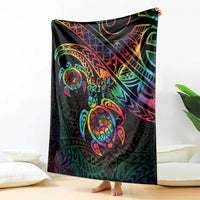 Hawaii Pride Blanket Rainbow Swirls LT7 - Polynesian Pride