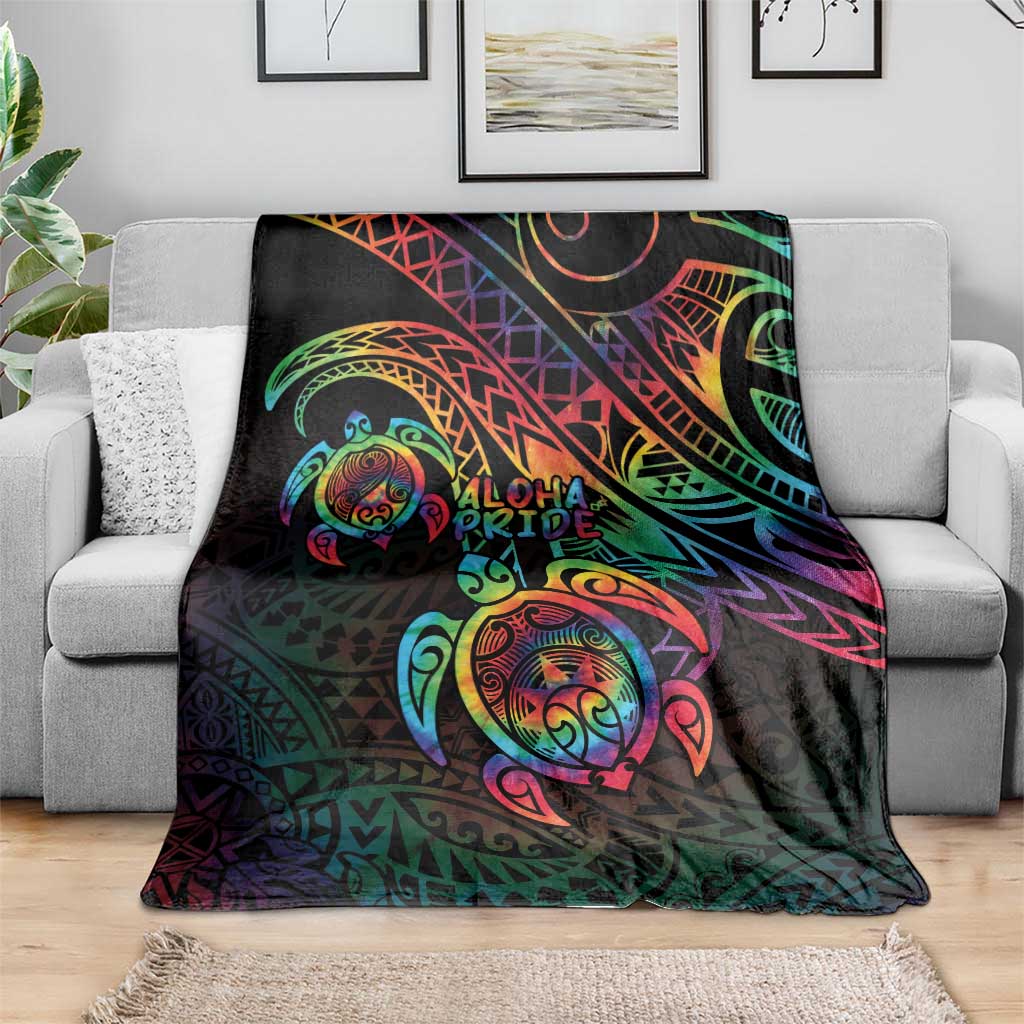 Hawaii Pride Blanket Rainbow Swirls LT7 - Polynesian Pride