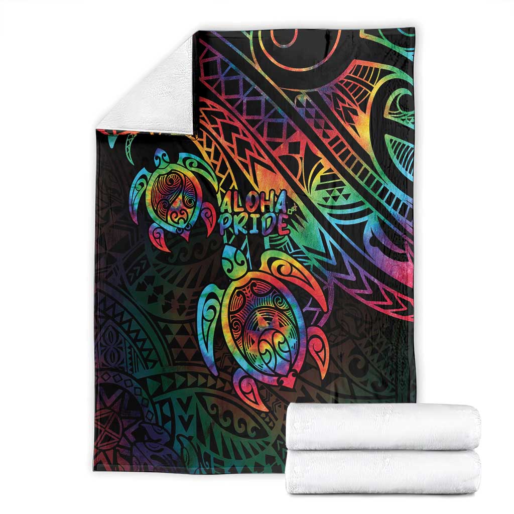 Hawaii Pride Blanket Rainbow Swirls LT7 - Polynesian Pride