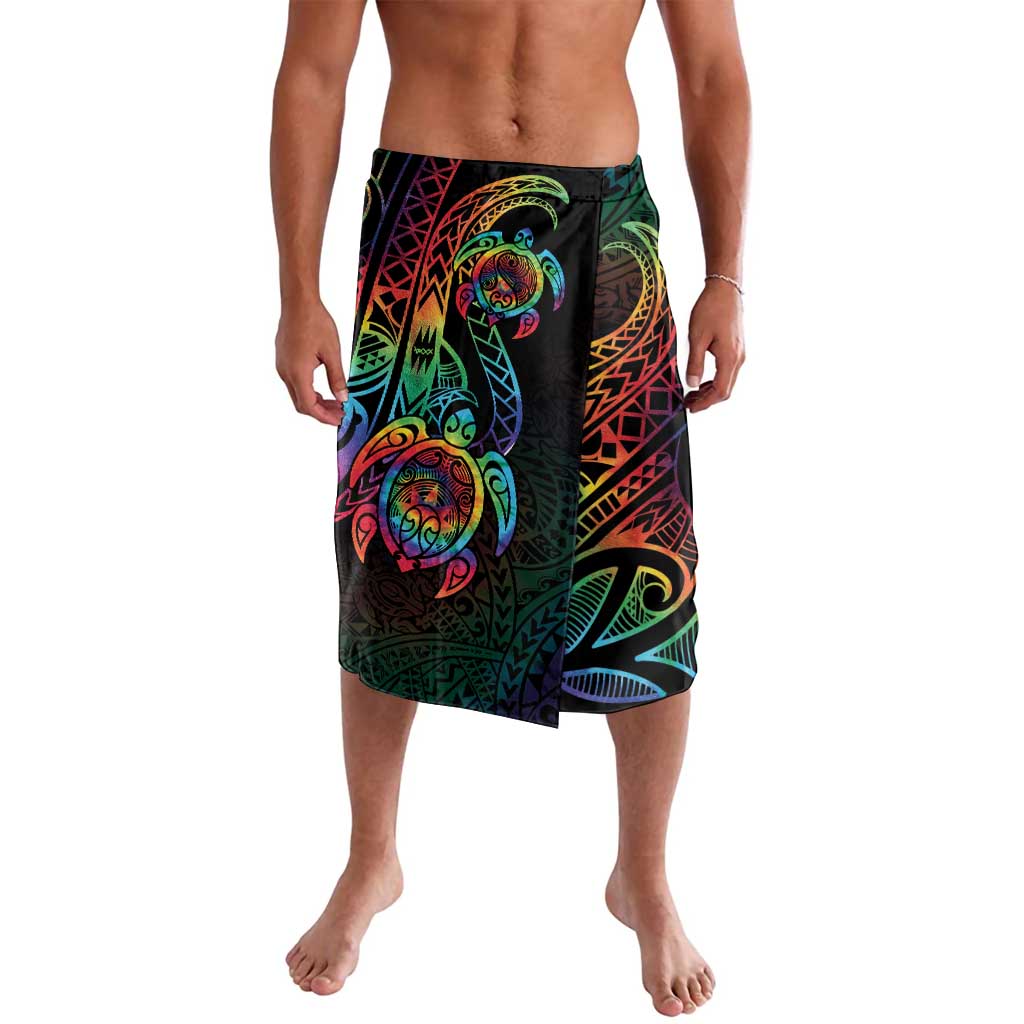 Hawaii Pride Lavalava Rainbow Swirls