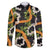 Aloha Festive Hawaii Family Matching Puletasi and Hawaiian Shirt Mokihana - Maile and Ilima on Black - Polynesian Pride