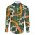 Aloha Festive Hawaii Family Matching Summer Maxi Dress and Hawaiian Shirt Mokihana - Maile and Ilima on Forest Green - Polynesian Pride