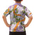 Aloha Festive Hawaii Family Matching Summer Maxi Dress and Hawaiian Shirt Mokihana - Maile and Ilima on Lilac - Polynesian Pride