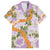 Aloha Festive Hawaii Family Matching Summer Maxi Dress and Hawaiian Shirt Mokihana - Maile and Ilima on Lilac - Polynesian Pride