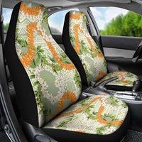 Aloha Festive Hawaii Car Seat Cover Mokihana - Maile Leis in Muted Summer - Polynesian Pride