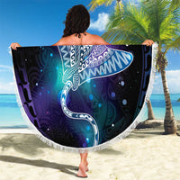 Polynesian Tala Manta Ray Beach Blanket Nowhere You Could Go That I Won't Be With You LT7 - Polynesian Pride