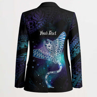 Polynesian Tala Manta Ray Blazer Nowhere You Could Go That I Won't Be With You - Polynesian Pride