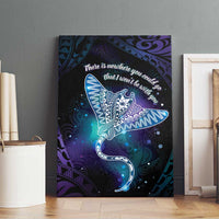Polynesian Tala Manta Ray Canvas Wall Art Nowhere You Could Go That I Won't Be With You LT7 - Polynesian Pride