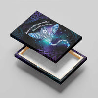 Polynesian Tala Manta Ray Canvas Wall Art Nowhere You Could Go That I Won't Be With You LT7 - Polynesian Pride