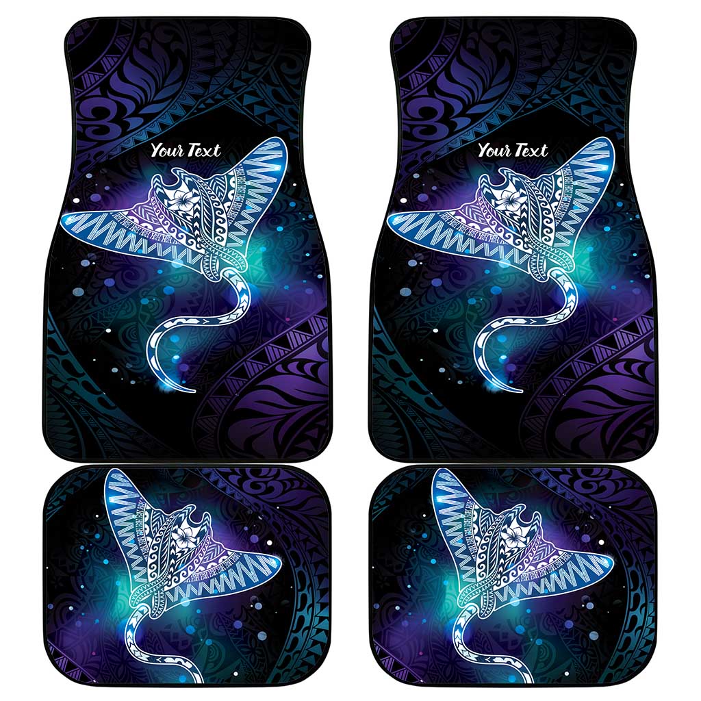 Polynesian Tala Manta Ray Car Mats Nowhere You Could Go That I Won't Be With You LT7 - Polynesian Pride