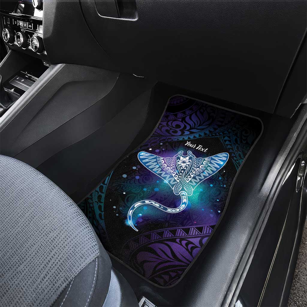 Polynesian Tala Manta Ray Car Mats Nowhere You Could Go That I Won't Be With You LT7 - Polynesian Pride