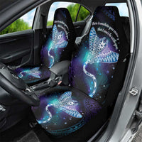 Polynesian Tala Manta Ray Car Seat Cover Nowhere You Could Go That I Won't Be With You - Polynesian Pride