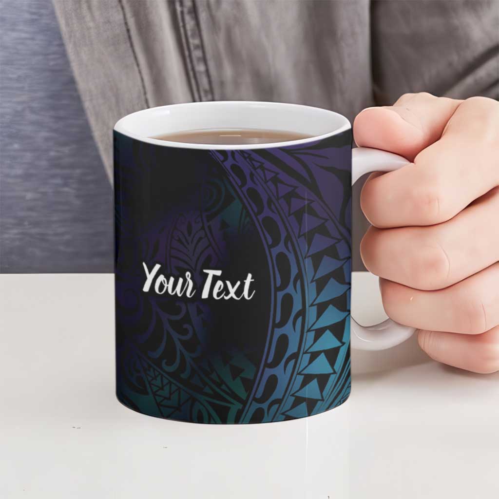 Polynesian Tala Manta Ray Ceramic Mug Nowhere You Could Go That I Won't Be With You LT7 - Polynesian Pride