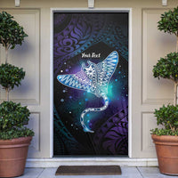 Polynesian Tala Manta Ray Door Cover Nowhere You Could Go That I Won't Be With You - Polynesian Pride