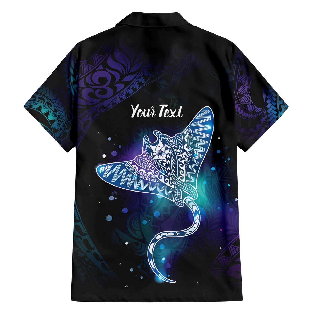 Polynesian Tala Manta Ray Family Matching Off The Shoulder Long Sleeve Dress and Hawaiian Shirt Nowhere You Could Go That I Won't Be With You LT7 - Polynesian Pride