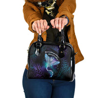Polynesian Tala Manta Ray Shoulder Handbag Nowhere You Could Go That I Won't Be With You - Polynesian Pride