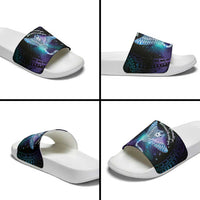 Polynesian Tala Manta Ray Slide Sandals Nowhere You Could Go That I Won't Be With You LT7 - Polynesian Pride