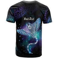 Polynesian Tala Manta Ray T Shirt Nowhere You Could Go That I Won't Be With You - Polynesian Pride