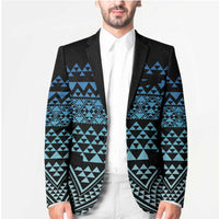 Maori Niho Taniwha Te Wheiao Blazer Moana Blue - Polynesian Pride
