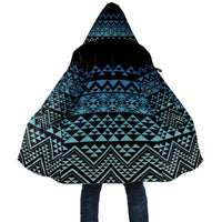 Maori Niho Taniwha Te Wheiao Cloak Moana Blue - Polynesian Pride