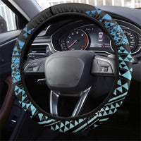 Maori Niho Taniwha Te Wheiao Steering Wheel Cover Moana Blue - Polynesian Pride